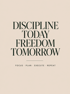 Discipline & Freedom