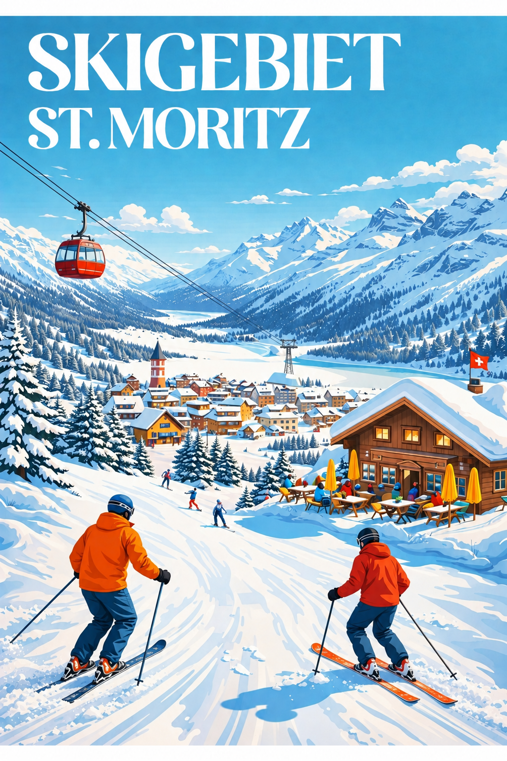 St. Moritz Skigebiet